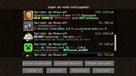 10 Ranhura De Servidor De Minecraft