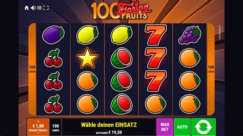 100 Flaring Fruits Betfair