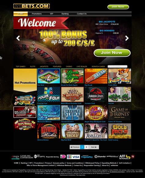 21bets Casino Codigo Promocional