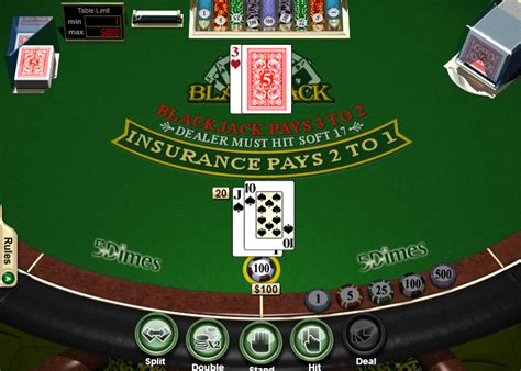 5dimes Mini Blackjack