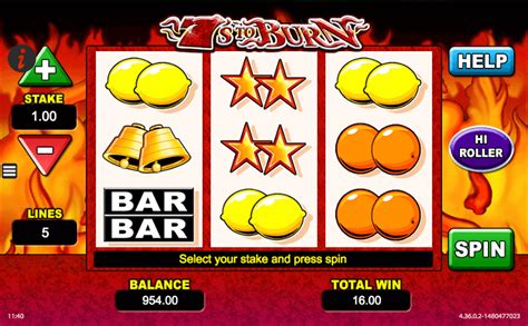 7 S To Burn Slot Gratis