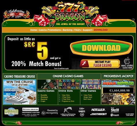 777 Dragon Casino Bonus Codes