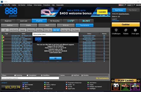 888 Poker Servidor Probleme