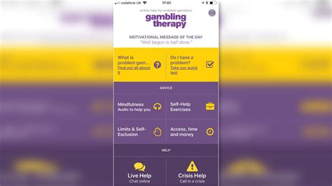 A Gambling Therapy App