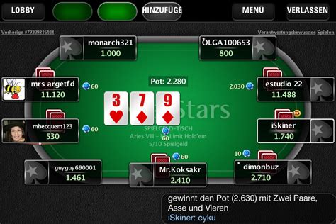 A Pokerstars 3g