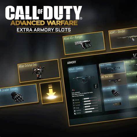 Advanced Warfare Extra Arsenal De Slots