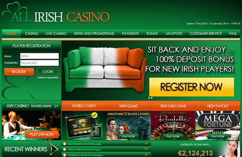 All Irish Casino Aplicacao