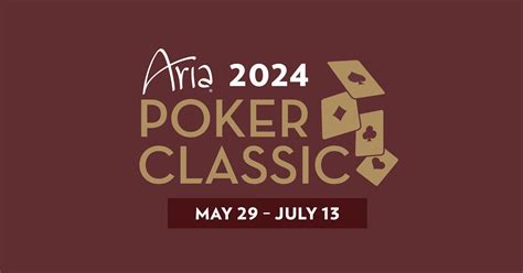 Aria Poker Classic 2024 Agenda