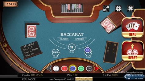 Baccarat Casino Web Scripts Betfair