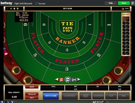 Baccarat Onetouch Betway