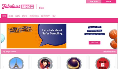 Bingo Fabulous Casino Login
