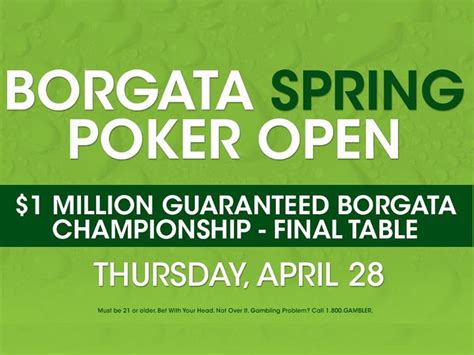 Borgata Poker Open De Novembro 2024