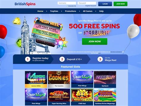 British Spins Casino Aplicacao