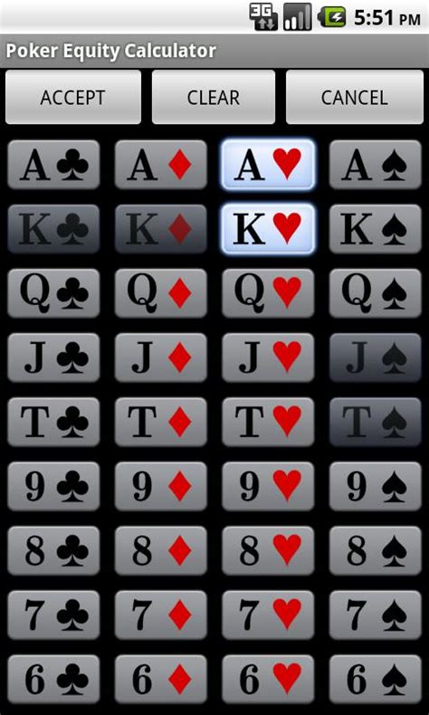 Calculadora De Probabilidades De Poker Android