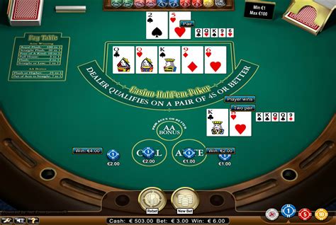 Casino Holdem De Texas Bonus Regras