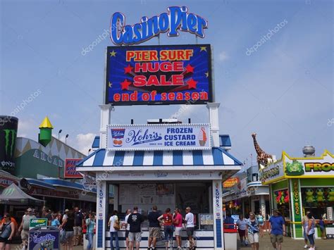 Casino Pier De Seaside Heights Em Nova Jersey Shore