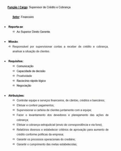 Casino Poco Supervisor De Descricao De Trabalho