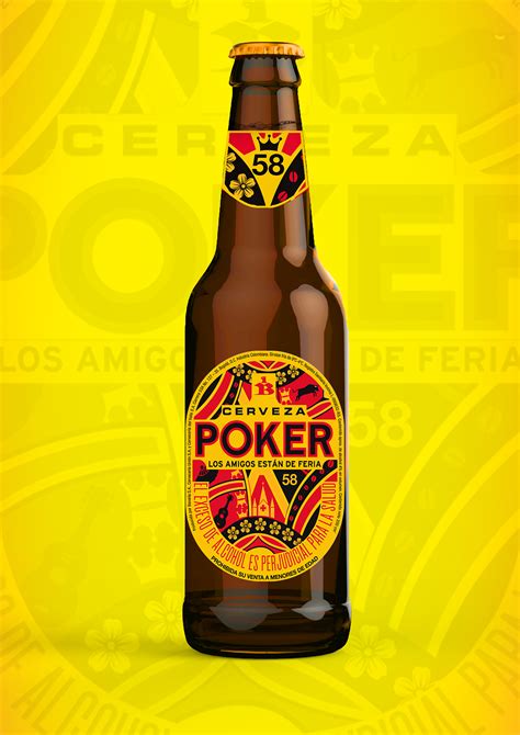 Cerveza Poker Promocion Etiqueta