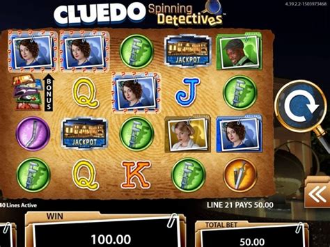 Cluedo Spinning Detectives Slot - Play Online