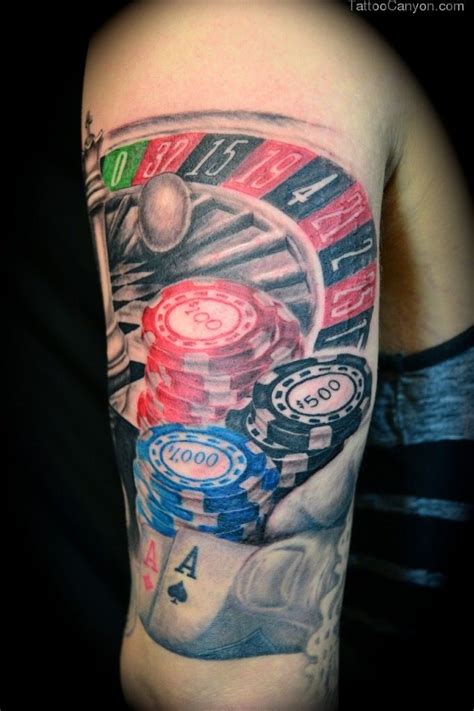 Com A Tematica Do Casino Tatuagem Manga