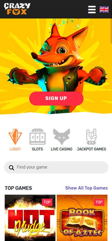 Crazy Fox Casino Mobile