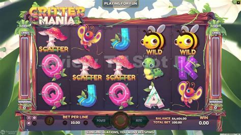 Critter Mania Pokerstars