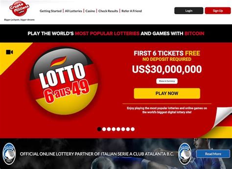 Crypto Millions Lotto Casino Login