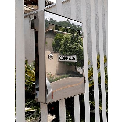 De Aco Porta De Entrada Com Slot De Correio