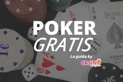 Desafios De Poker Gratis Online Italiano Senza Registrazione