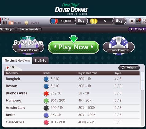 Dover Downs Poker Online