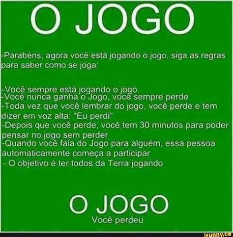 E Jogo Ruim Se Voce Ganhar