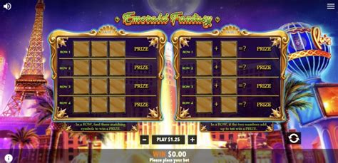 Emerald Fantasy Scratchcard Bwin