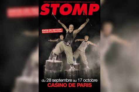 Espetaculo Stomp Casino De Paris