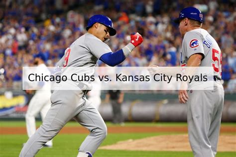 Estadisticas de jugadores de partidos de Chicago Cubs vs Kansas City Royals