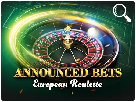 European Roulette Annouced Bets Betano