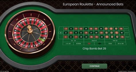 European Roulette Annouced Bets Slot - Play Online