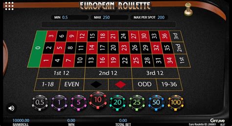 European Roulette Getta Gaming Brabet