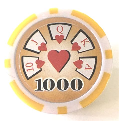 Fichas De Poker Caso 1000
