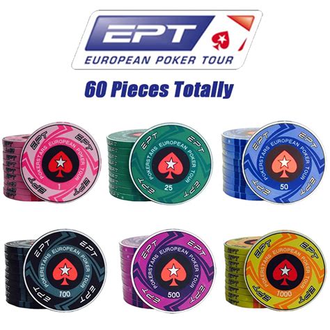 Fichas De Poker Ept European Poker Tour Replica