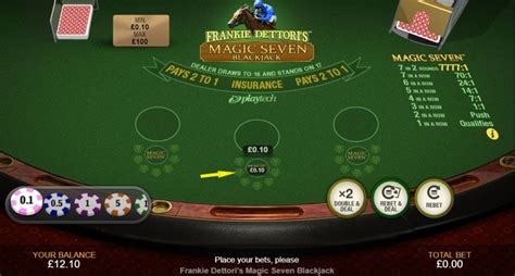 Frankie Dettori S Magic Seven Blackjack Novibet