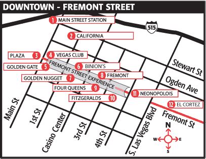 Fremont Casino Mapa