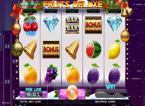 Fruits Deluxe Christmas Edition 888 Casino