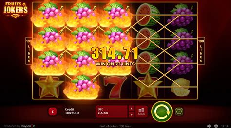 Fruits Jokers 100 Lines Betano