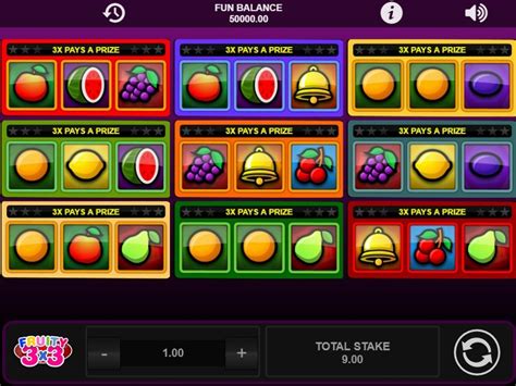 Fruity 3x3 888 Casino