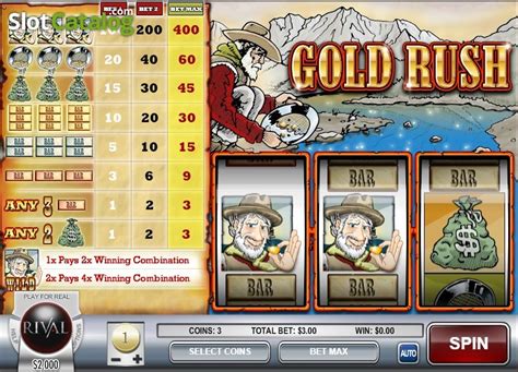 Gold Rush Rival Slot Gratis