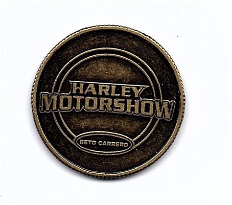 Harley Davidson Token De Maquina De Fenda