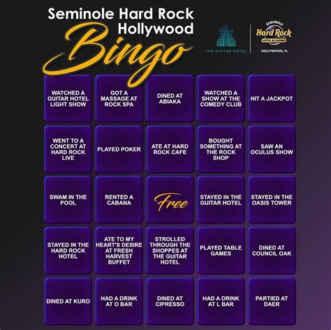 Hollywood Seminole Casino Bingo