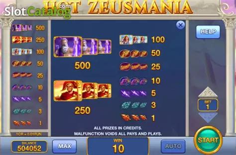 Hot Zeusmania Pull Tabs 888 Casino