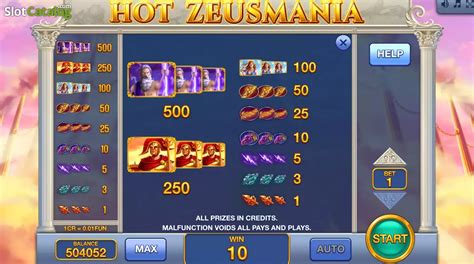 Hot Zeusmania Pull Tabs Betsson