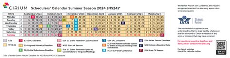 Iata Slot Calendario 2024